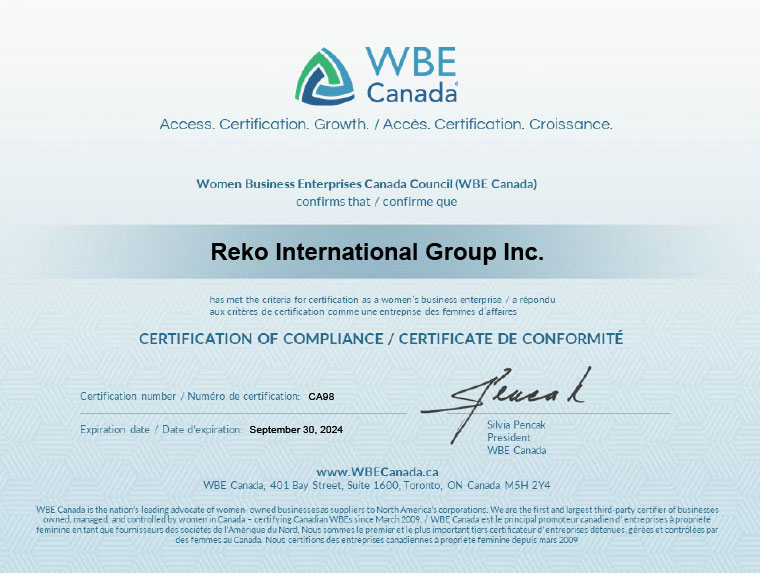 WBE Certification